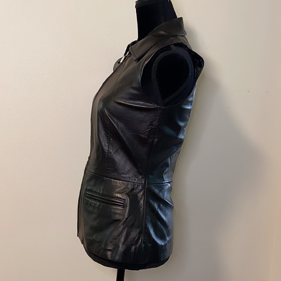 Margaret Godfrey Leather vest - Picture 6 of 8
